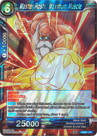 Master Roshi, Maximum Muscle (DB2-034) [Divine Multiverse] | Event Horizon Hobbies CA