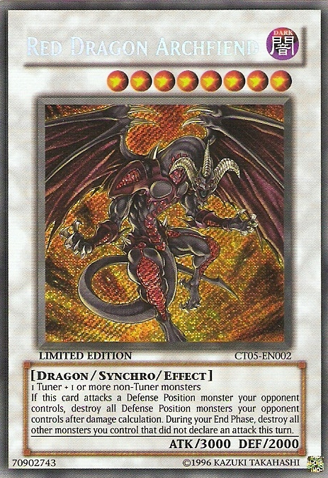 Red Dragon Archfiend [CT05-EN002] Secret Rare | Event Horizon Hobbies CA