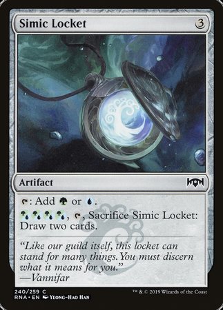 Simic Locket [Ravnica Allegiance] | Event Horizon Hobbies CA