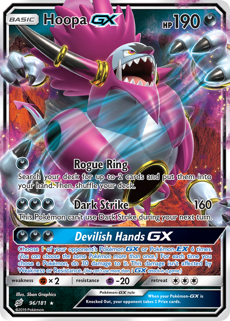 Hoopa GX (96/181) [Sun & Moon: Team Up] | Event Horizon Hobbies CA