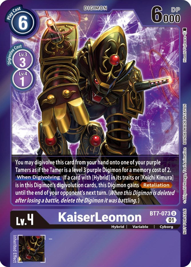 KaiserLeomon [BT7-073] (Event Pack 3) [Next Adventure Promos] | Event Horizon Hobbies CA