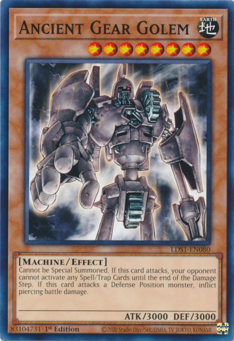 Ancient Gear Golem [LDS1-EN080] Common | Event Horizon Hobbies CA