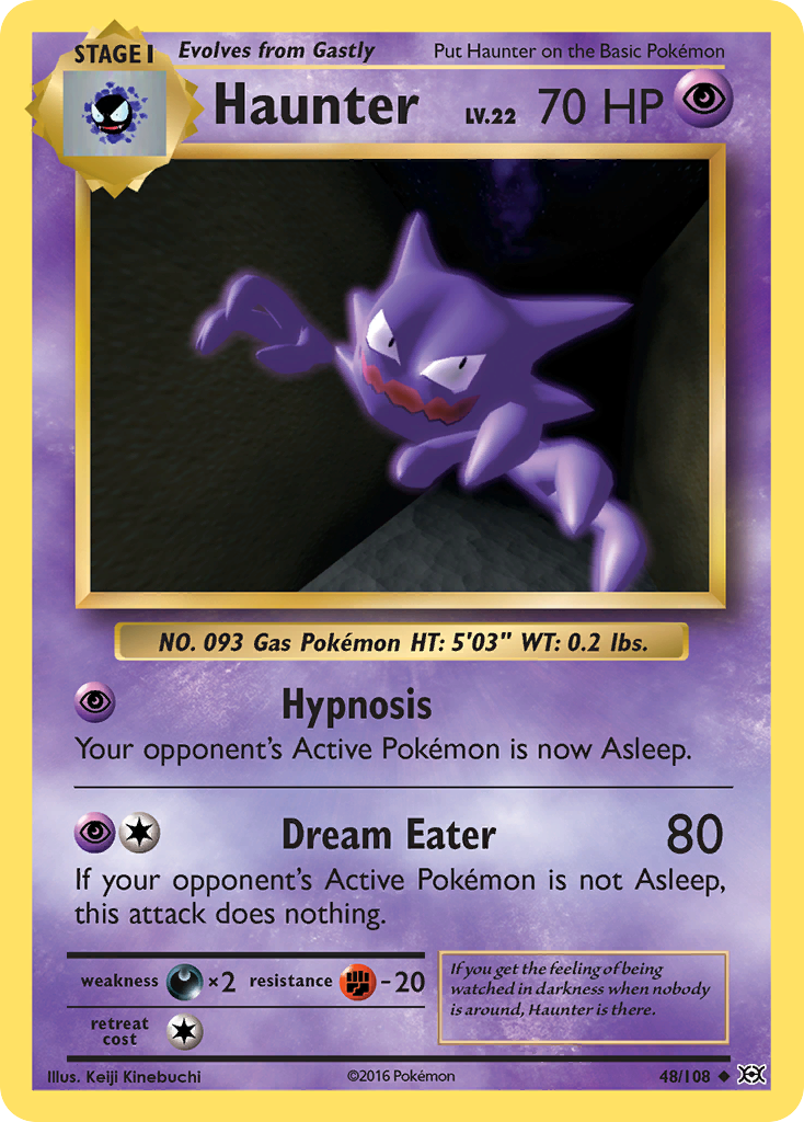 Haunter (48/108) [XY: Evolutions] | Event Horizon Hobbies CA