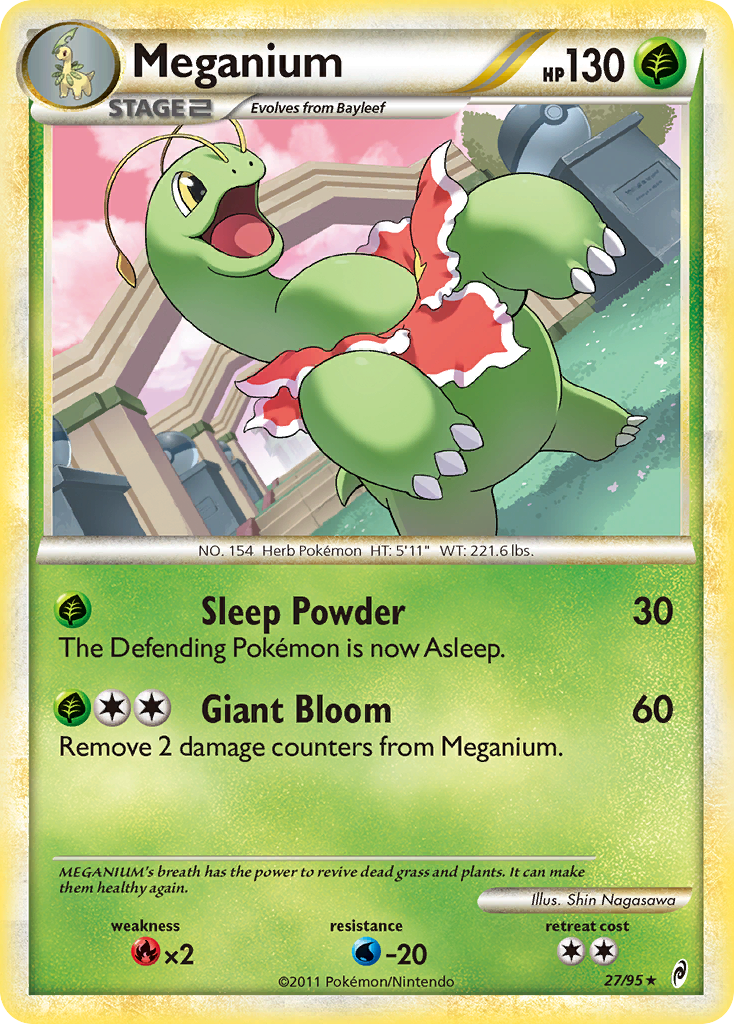 Meganium (27/95) [HeartGold & SoulSilver: Call of Legends] | Event Horizon Hobbies CA