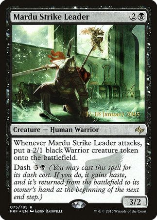 Mardu Strike Leader [Fate Reforged Promos] | Event Horizon Hobbies CA