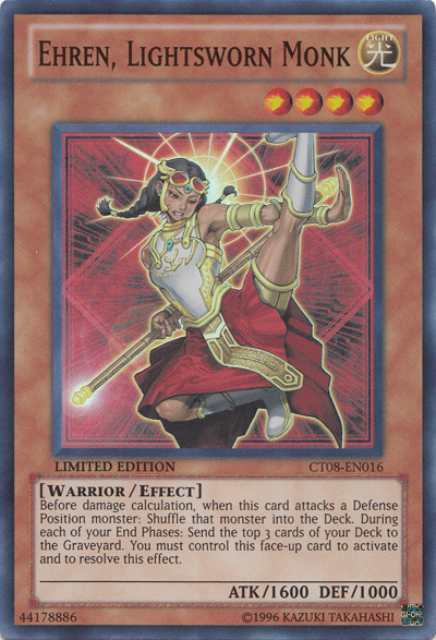 Ehren, Lightsworn Monk [CT08-EN016] Super Rare | Event Horizon Hobbies CA