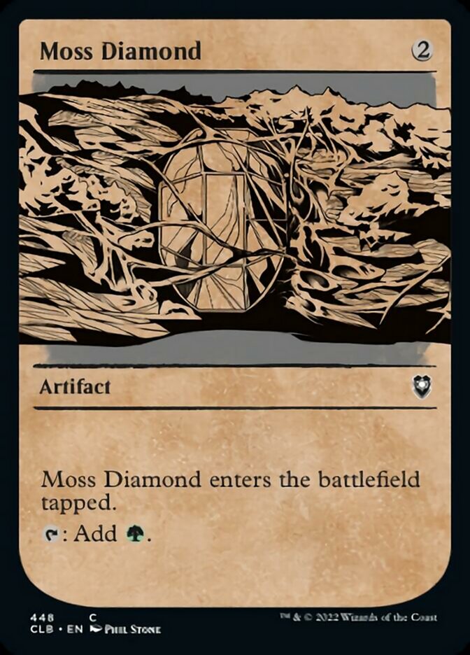 Moss Diamond (Showcase) [Commander Legends: Battle for Baldur's Gate] | Event Horizon Hobbies CA