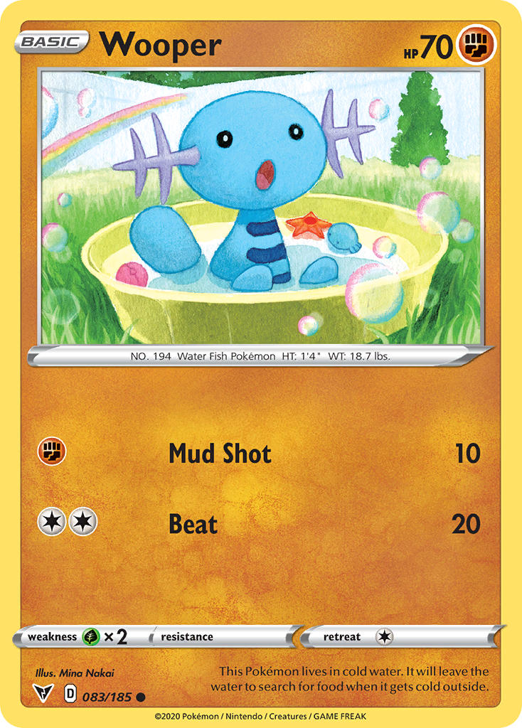 Wooper (083/185) [Sword & Shield: Vivid Voltage] | Event Horizon Hobbies CA