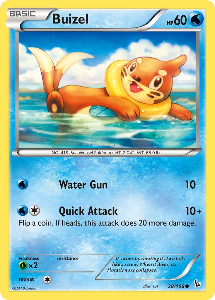 Buizel (28/106) [XY: Flashfire] | Event Horizon Hobbies CA