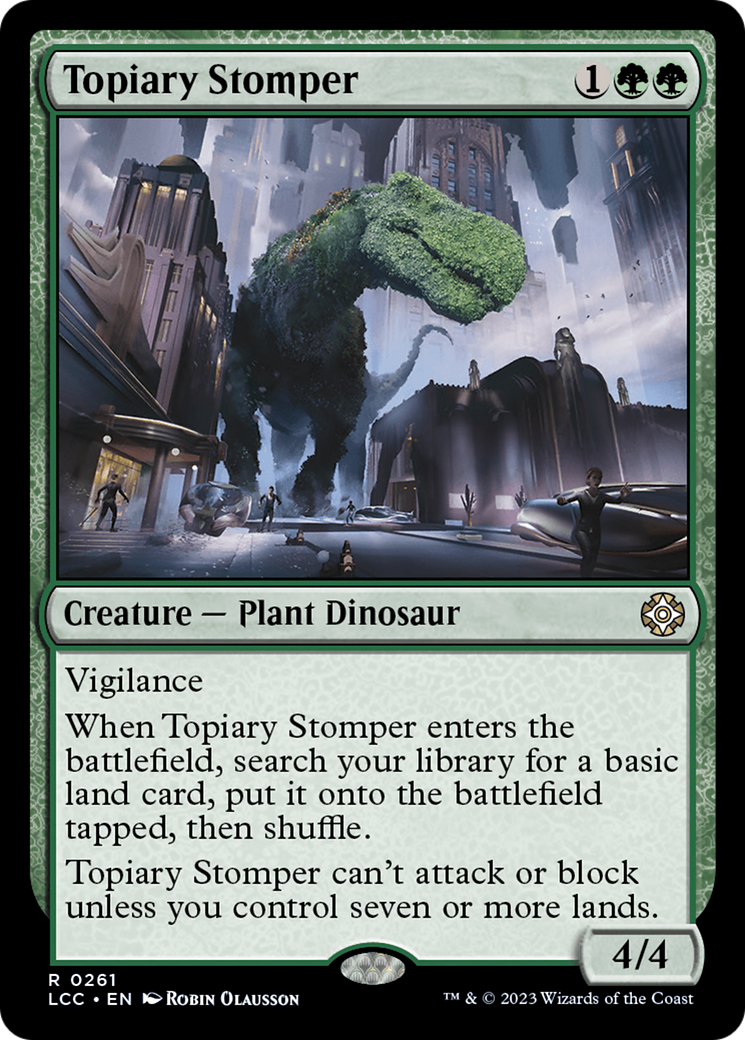 Topiary Stomper [The Lost Caverns of Ixalan Commander] | Event Horizon Hobbies CA