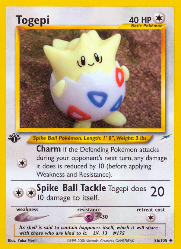 Togepi (56/105) [Neo Destiny 1st Edition] | Event Horizon Hobbies CA