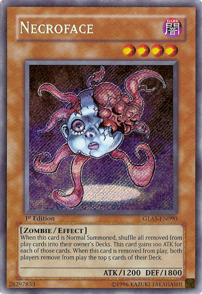 Necroface [GLAS-EN090] Secret Rare | Event Horizon Hobbies CA