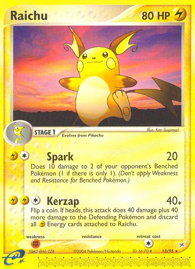 Raichu (13/95) [EX: Team Magma vs Team Aqua] | Event Horizon Hobbies CA