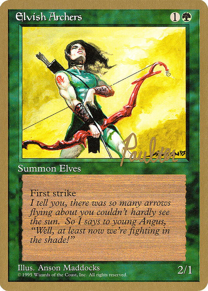 Elvish Archers (Preston Poulter) [Pro Tour Collector Set] | Event Horizon Hobbies CA