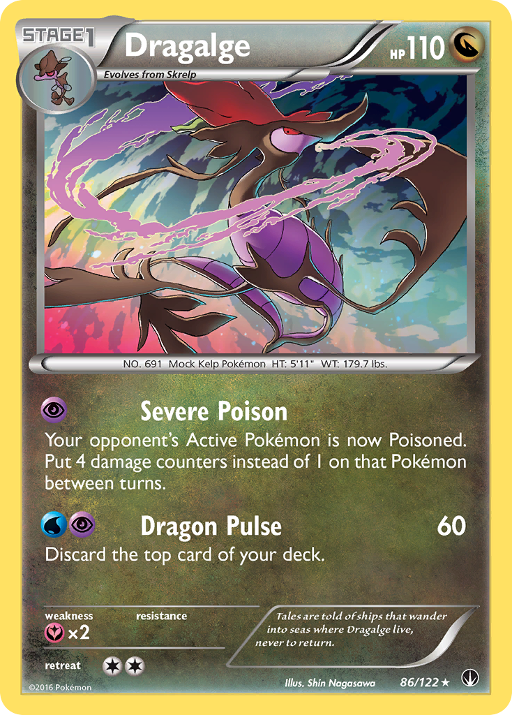 Dragalge (86/122) [XY: BREAKpoint] | Event Horizon Hobbies CA