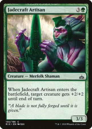 Jadecraft Artisan [Rivals of Ixalan] | Event Horizon Hobbies CA