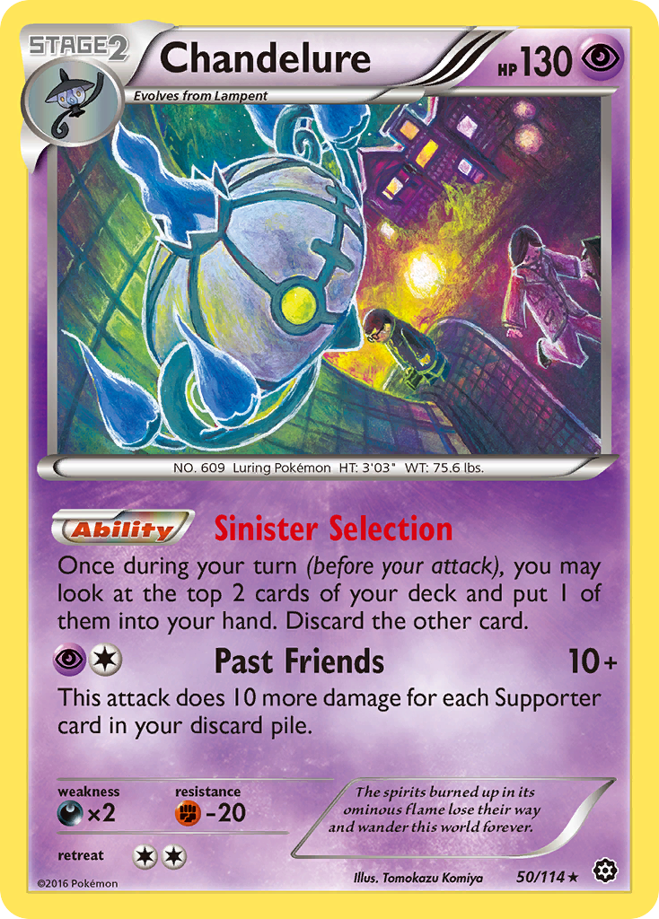 Chandelure (50/114) [XY: Steam Siege] | Event Horizon Hobbies CA