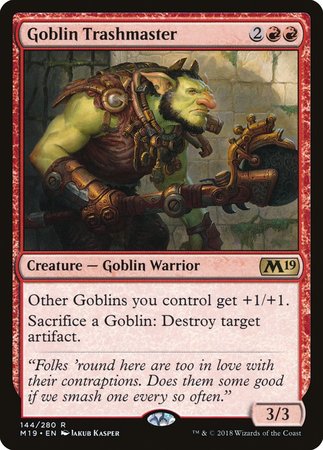 Goblin Trashmaster [Core Set 2019] | Event Horizon Hobbies CA