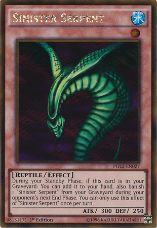 Sinister Serpent [PGL2-EN027] Gold Rare | Event Horizon Hobbies CA