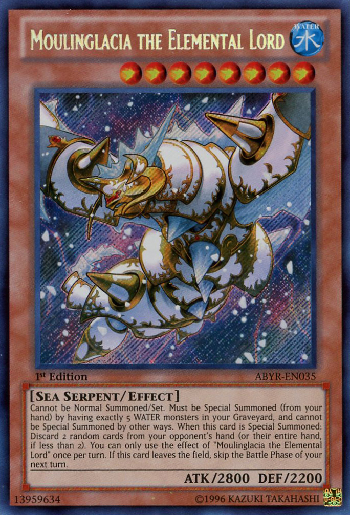 Moulinglacia the Elemental Lord [ABYR-EN035] Secret Rare | Event Horizon Hobbies CA