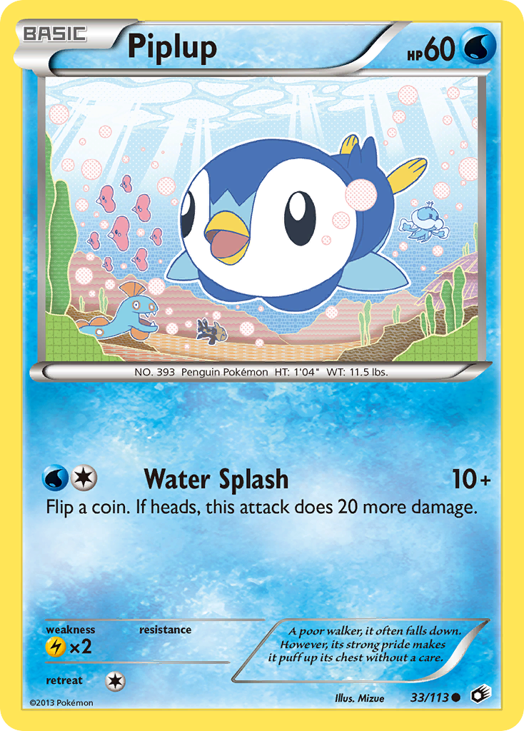 Piplup (33/113) [Black & White: Legendary Treasures] | Event Horizon Hobbies CA