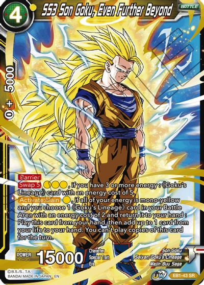 SS3 Son Goku, Even Further Beyond (EB1-043) [Battle Evolution Booster] | Event Horizon Hobbies CA