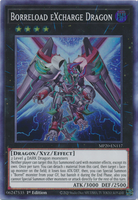 Borreload eXcharge Dragon [MP20-EN117] Super Rare | Event Horizon Hobbies CA