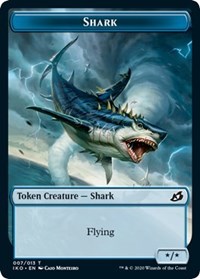 Shark // Human Soldier (003) Double-sided Token [Ikoria: Lair of Behemoths Tokens] | Event Horizon Hobbies CA