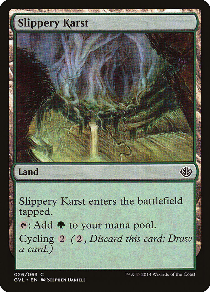 Slippery Karst (Garruk vs. Liliana) [Duel Decks Anthology] | Event Horizon Hobbies CA