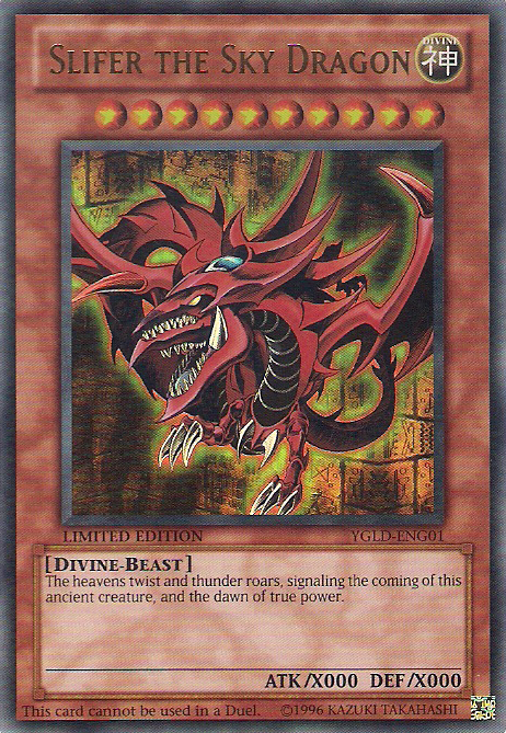 Slifer the Sky Dragon [YGLD-ENG01] Ultra Rare | Event Horizon Hobbies CA