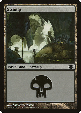 Swamp (62) [Duel Decks: Garruk vs. Liliana] | Event Horizon Hobbies CA