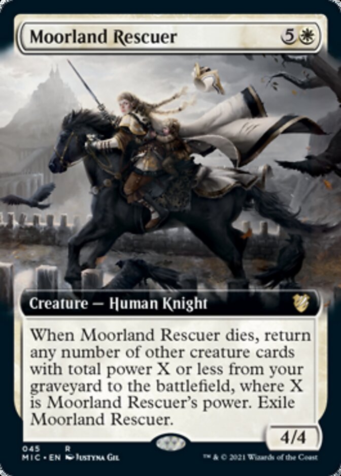 Moorland Rescuer (Extended) [Innistrad: Midnight Hunt Commander] | Event Horizon Hobbies CA