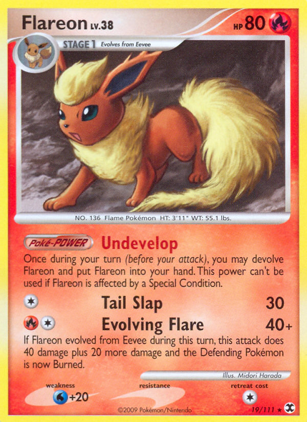 Flareon (19/111) [Platinum: Rising Rivals] | Event Horizon Hobbies CA