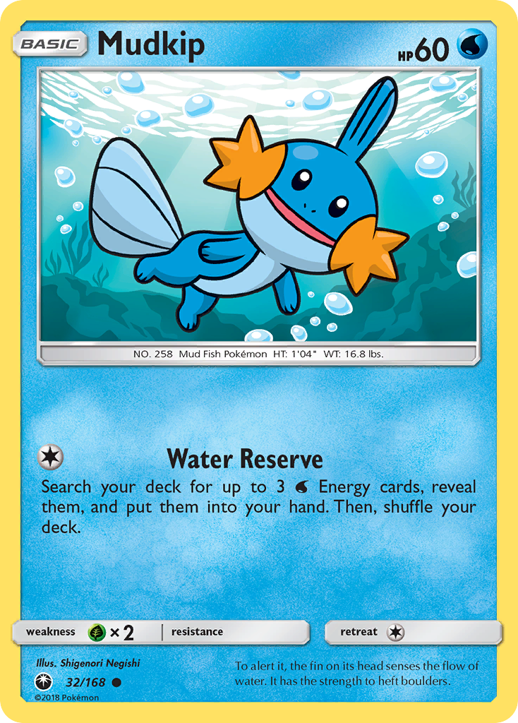 Mudkip (32/168) [Sun & Moon: Celestial Storm] | Event Horizon Hobbies CA