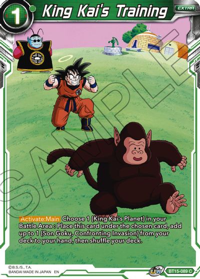 King Kai's Training (BT15-089) [Saiyan Showdown] | Event Horizon Hobbies CA