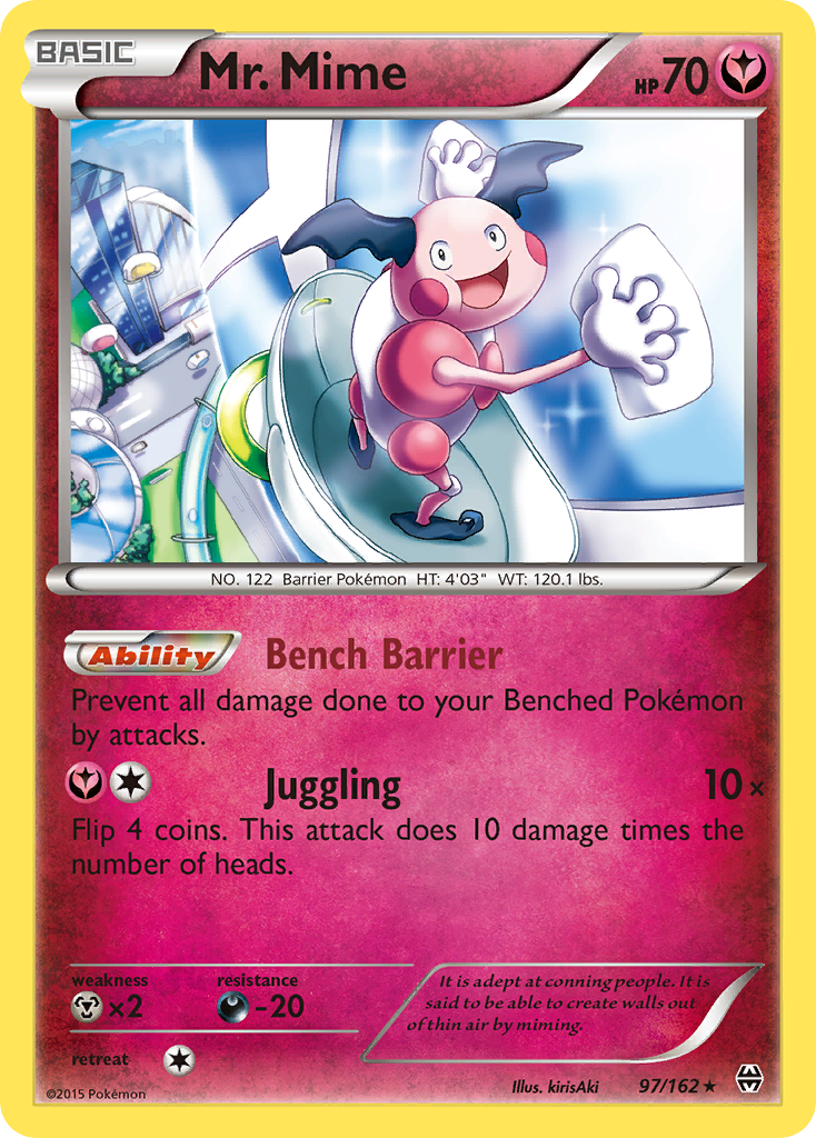 Mr. Mime (97/162) [XY: BREAKthrough] | Event Horizon Hobbies CA