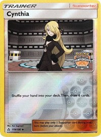 Cynthia (119/156) (Regional Championship Promo) [Sun & Moon: Ultra Prism] | Event Horizon Hobbies CA