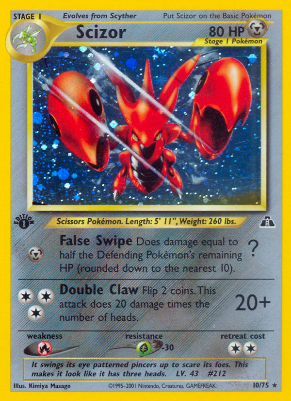 Scizor (10/75) [Neo Discovery 1st Edition] | Event Horizon Hobbies CA