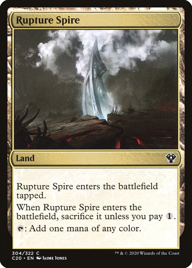 Rupture Spire [Commander 2020] | Event Horizon Hobbies CA