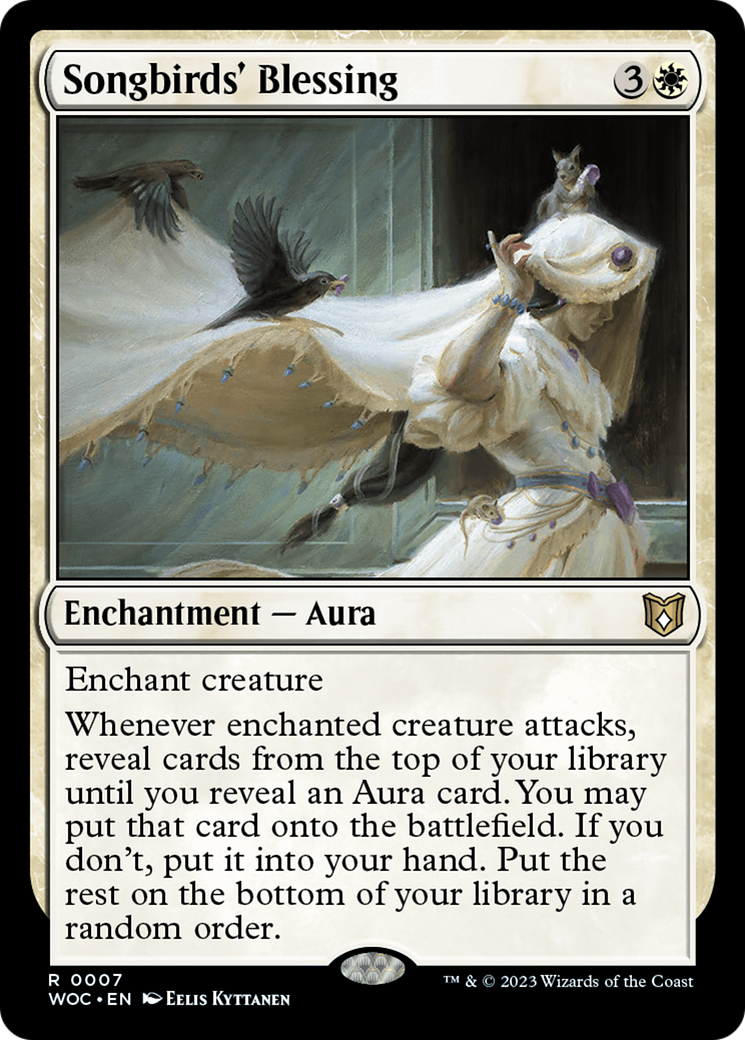 Songbirds' Blessing [Wilds of Eldraine Commander] | Event Horizon Hobbies CA