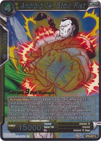 Android 14, Stoic Fist (BT9-057) [Universal Onslaught Prerelease Promos] | Event Horizon Hobbies CA