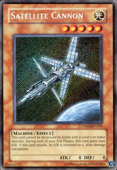 Satellite Cannon [DR04-EN241] Secret Rare | Event Horizon Hobbies CA