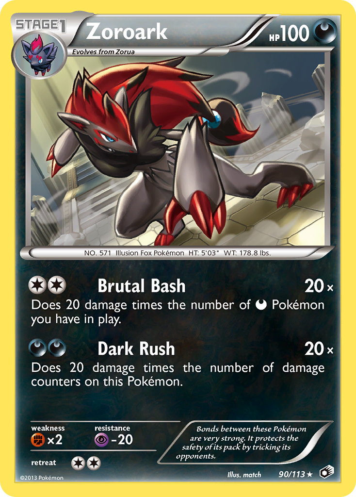 Zoroark (90/113) [Black & White: Legendary Treasures] | Event Horizon Hobbies CA