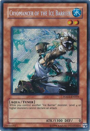 Cryomancer of the Ice Barrier [HA01-EN003] Secret Rare | Event Horizon Hobbies CA