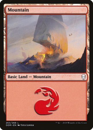 Mountain (263) [Dominaria] | Event Horizon Hobbies CA