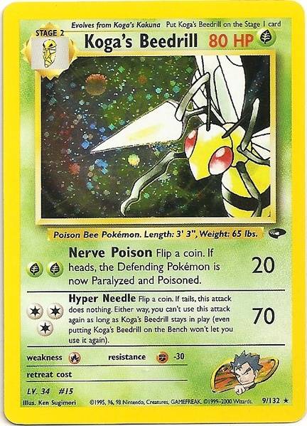 Koga's Beedrill (9/132) [Gym Challenge Unlimited] | Event Horizon Hobbies CA