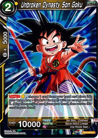 Unbroken Dynasty Son Goku (BT4-079) [Colossal Warfare] | Event Horizon Hobbies CA