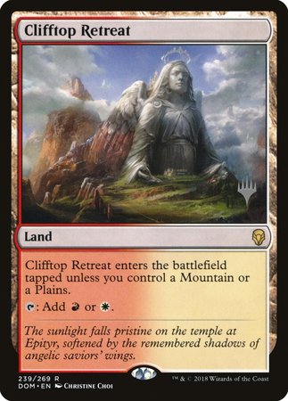 Clifftop Retreat [Dominaria Promos] | Event Horizon Hobbies CA