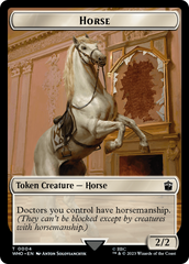 Horse // Soldier Double-Sided Token [Doctor Who Tokens] | Event Horizon Hobbies CA