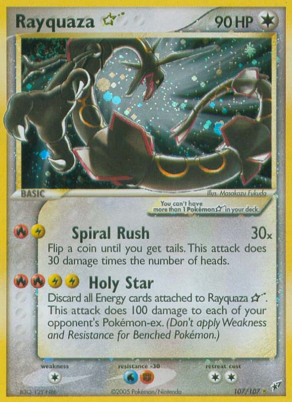 Rayquaza Star (107/107) [EX: Deoxys] | Event Horizon Hobbies CA